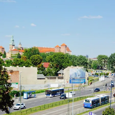Z Widokiem Na Wawel W Centrum Miasta דירה קרקוב